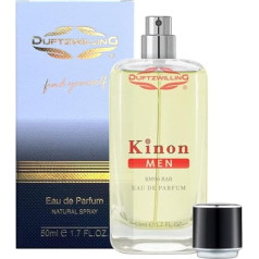 Kinon Men - Men's Perfume - DuftzwillinG - Eau de Parfum - KM96 RAR - EdP - Vintage Fragrance - Fresh Spicy Woody Fine Men's Fragrance - 1996 Fragrance Classic Rarity (50 ml Prime)