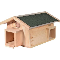 Luxus-Insektenhotels Mecki 22216e Hedgehog House with 2 Entrances/Protection from Cats