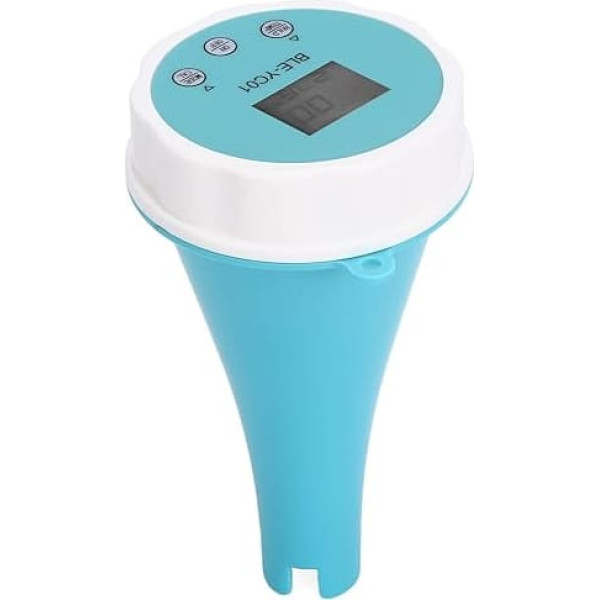 Pool Water Tester, 6-in-1 Water Tester for Testing PH EC TDS ORP TEMP Residual Chlorine Highly Accurate Digital PH Meter for Hydroponic Pool and Aquarium
