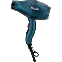 GAMMAPIU' Professional Hair Dryer E-T.C. Light, Ion Generator, Hair Dryer, Lightweight, Quiet, Powerful, 3 Speeds, Weight 430 g, W 1800-2100 (Schuko Plug 2023, Teal)