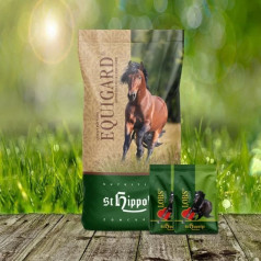 St. Hippolyt Equigard 20 kg + St. Hippolyt Lobs Reward Cube 2 x 1 kg