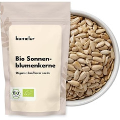 Kamelur Organic Sunflower Seeds Peeled 1 kg – High-Quality Sunflower Seeds for Baking & More – Sunflower Seeds