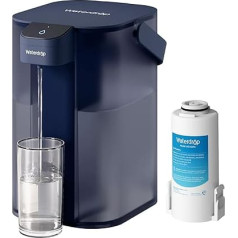 Waterdrop Instant Action Electric Water Filter Jug and 3 Month Filter, 3.5L Countertop Water Filter System, Reduces 98% Chlorine and Over 20 Impurities, Blue