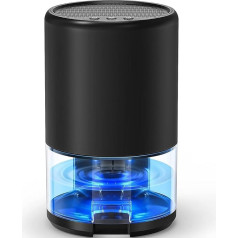 Electric Dehumidifier, 1000 ml, Anti-Mould, Automatic Shut-Off, Sleep Mode, Portable, Ultra Quiet, for Bathroom, Bedroom