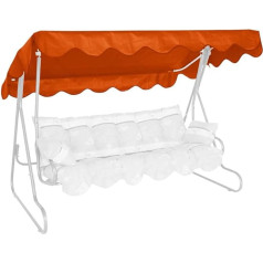 Angerer canopy for garden swing polyethylene 210 x 145 cm, colour Terracotta (swing not included)