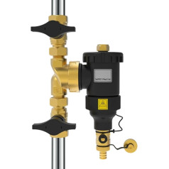 Industrieller Kesselfilter – DN20 DN32 Gewinde, Wandmontage, Schlamm- und Rostabscheider – für HVAC-Systeme, Zentralheizung, Rostablagerung, Sedimentreinigung