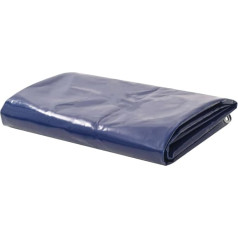 vidaXL Tarpaulin PVC 650 g/m² 4 x 7 m Blue Truck Tarpaulin Protective Tarpaulin Fabric Tarpaulin