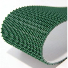 PVC-Förderband, industrieller Getriebeband für Elektronik und Geräte, langlebiger Ersatz für Maschinen, 120 x 28 x 0,5 cm, robuste Transportlösung, Grün