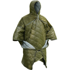 Der tragbare Schlafsack für Erwachsene | Schlafsack mit Kapuze | Camping mit Kapuze | für Reisen, Wandern, Outdoor, Winter, Zuhause und im Freien