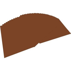 Folia 6485 Coloured Paper DIN A4, 100 Blatt, schokobraun