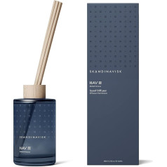 Skandinavisk HAV 'Sea' Room Fragrance Diffuser with 8 Sticks Lasts over 3 Months Fragrance Notes: Sea Spray and Seaweed, Hawthorn and Beach Rose 200ml