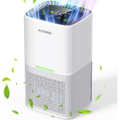 Dehumidifier 1.8L Electric Quiet Dehumidifier with Auto Defrost/Shut-Off Color LED Timer Touch LCD Display 640ml/Day for Bathroom Closet