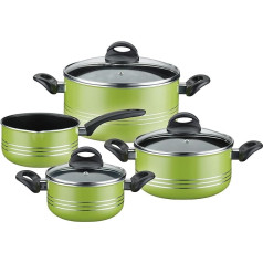 GSW Milano Color 158053 4-Piece Cookware Set, Green
