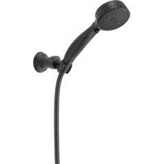Delta 55424-BL ActivTouch HS 2.5 GPM Wall Mt 9-Setting Handshower, Matte Black