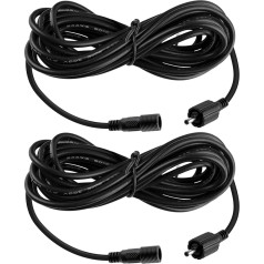 2 x 5m IP65 Waterproof Garden Solar Extension Cable