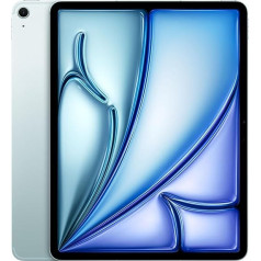 Apple 13 Inch iPad Air (M2): Liquid Retina Display, 1TB 12MP Landscape Front Camera/12MP Rear Camera, WiFi 6E and 5G Cellular with eSIM, Touch ID, All Day Battery - Blue
