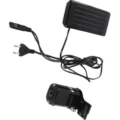 Estink Sewing Machine Foot Switch, 180 W Sewing Machine Motor, Sewing Machine Foot Pedal, Rated Speed 10000 rpm, with Power Cable, for Household Sewing Machines