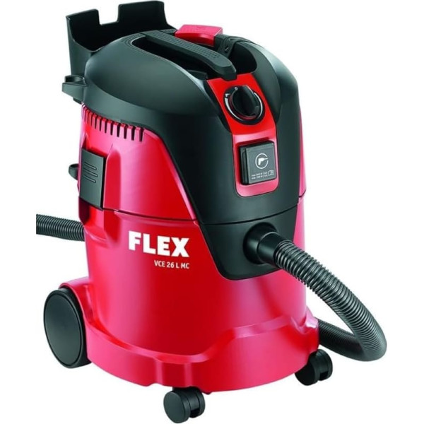 Flex VCE 405426 Safety Vacuum Cleaner 26 L MC (1200 W, Industrial Vacuum Cleaner with Accessories, Container 25 L, Capacity Liquids 16 L, Hose Length 3.5 m)