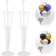 Balloon Stick Holder Balloon Stand for Table Base Table Desktop Support Holder for Birthday Party Wedding Pack of 2