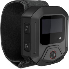 Bluetooth GPS Remote Control for Insta360 X5/X4/X4 Air/X3/Ace Pro 2/Ace Pro/GO3S/GO3 Cameras Accessories 25 m Range Precise Motion Tracking Intelligence Bracelet Bicycle Mount (for Insta360)