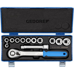 GEDORE Socket Set 1 / 2 Inch 19 KMU - 20