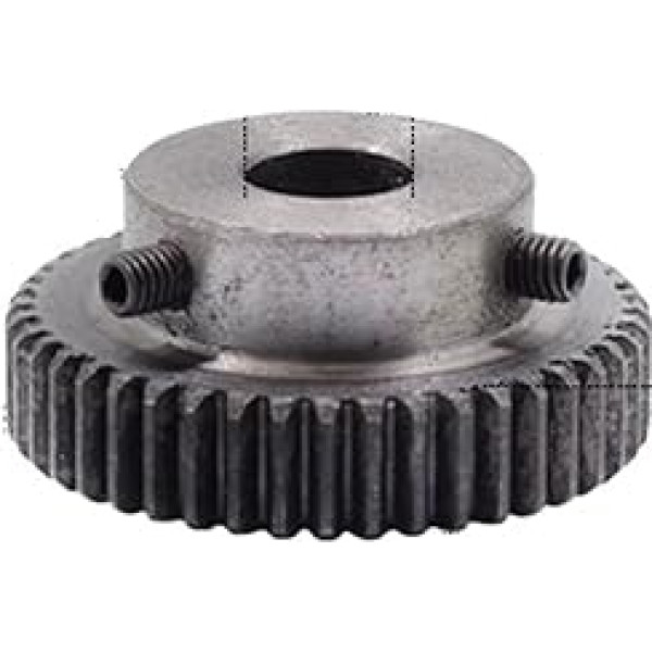 1 Stück 1 Modul = 1M 42 Zahn Stirnradgetriebe Metallmotor Konvexgetriebe Innenloch 8/10/12/14/15 mm Zahnstangenantrieb(14mm)