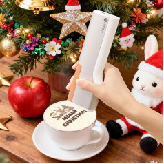EVEBOT Small Food Printer for Printing Patterns on Macaroons, Coffee and Cakes, Drinks Printer with App Control for Home, Business, Pastry Shop, Cafe (Dark Green)