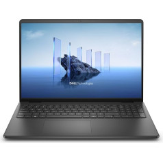 Dell Laptop 16 FHD+ Display, Intel Core 5-120U, 16 GB DDR5 RAM, 512 GB SSD, Intel UHD Graphics, Windows 11 Home - 3-Cell Battery, 41WHr (Integrated)