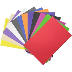 Eva-Schaumstoffrollen, Packung mit 10 1 mm dicken Eva-Schaumstoffplatten, Mehrfarbig(Mixed Color)