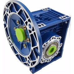 GTPBAO NMRV063 Schneckengetriebe-Drehzahlminderer 80B5 Flansch mit 19 mm Eingangswelle 28 mm Ausgangsbohrung Reduzierwelle(Ratio 25 to 1)