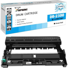 DR2300 DR-2300 DR 2300 Compatible Drum Unit Drum Cartridge 12000 Pages for Brother MFC-L2700DN L2700DW L2740DW L2720DW HL-L2300D L2365DW L2360DN L2340DW DCP-L2500 0D L2520DW L2540DW Printer