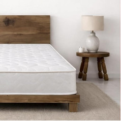 Starlight Beds Small Single Mattress with Feathers Soft 18cm Deep White (75 x 190cm)