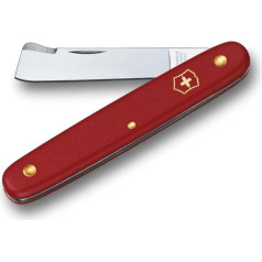Victorinox Oculating Knife Combi, Garden Swiss Army Knife, Gardeners and Florists, Blade, Straight, Bark Remover, Red