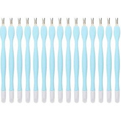 Hohopeti 15 Stück Nagelhaut Werkzeug aus Edelstahl Doppelseitige Maniküre Nagelhautgabel Langlebig und Kompakt für Nagelkunst und Reise