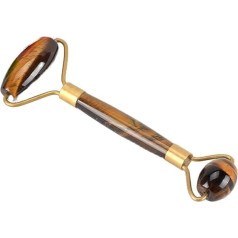 Jade Face Roller Crystal Stone Stick Cool Skin Care Gua Sha Scraping for Body Massage Beauty Tools Pack of 1
