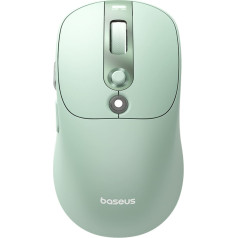 Bezvadu pele ar akumulatora indikatoru 4000DPI 800mAh 2,4GHz BT - zaļa