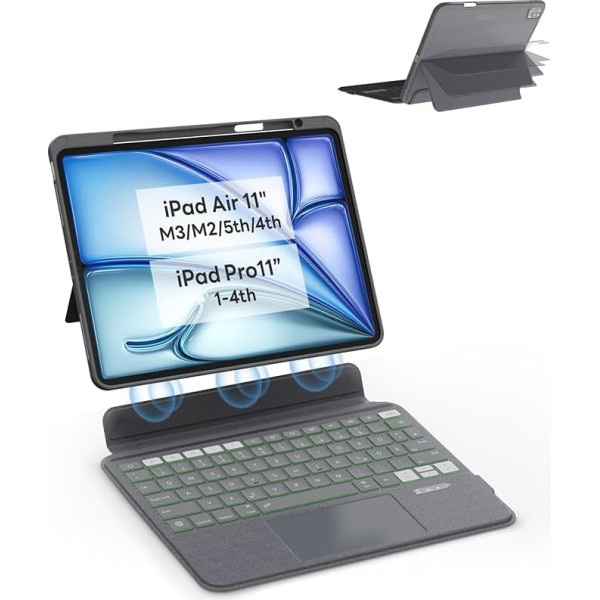 eip Magnetix Keyboard Case for iPad Air 11