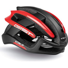 GIST Unisex - Adult Flight Helmet, Black/Red, Small/Medium
