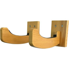 Skateboard Rack - Wall Mounted Wooden Storage Organiser, Safe Board Holder, Durable Wooden Construction, Indoor Outdoor Skateboard, Farmhouse, Basement, Garden, Patio,