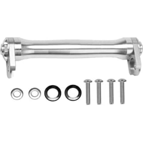 London Craftwork Easy Wheels Extender ver 2.0 for Brompton + 2 Wheels Improved Version Silver