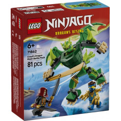 Ninjago bricks 71862 lloyd's dragon mech - kaujas komplekts
