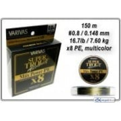 Pītā aukla VARIVAS Super TROUT Advance x8 PE - 0.8