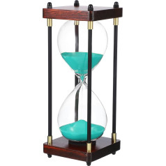 PATIKIL Hourglass Timer 30 Minutes, Type 2 Kitchen Timer, Colourful Hourglass for Home Office Decoration, Creative Gift for Children, Green
