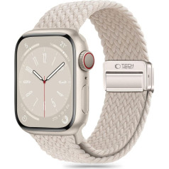 Tech-Protect Nylonmag neilona siksniņa Apple Watch 4/5/6/7/8/9/SE/Ultra 1/2 42/44/45/49 mm - smilškrāsas krāsā