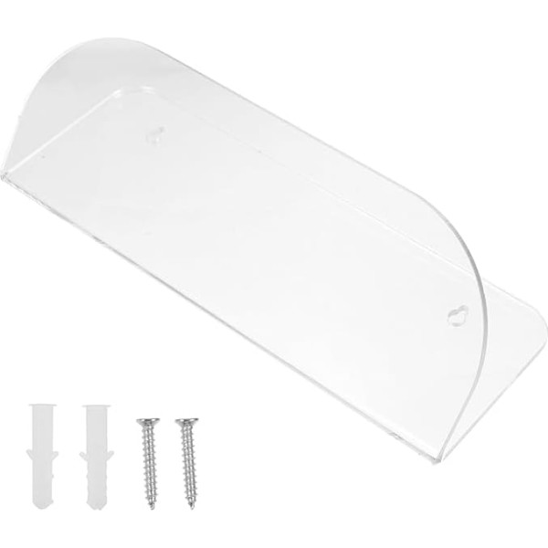 Amosfun Stilvolles Acryl-Skateboard-wandregal Zur Präsentation und Aufbewahrung Ihres Skateboards – Wandhalterung