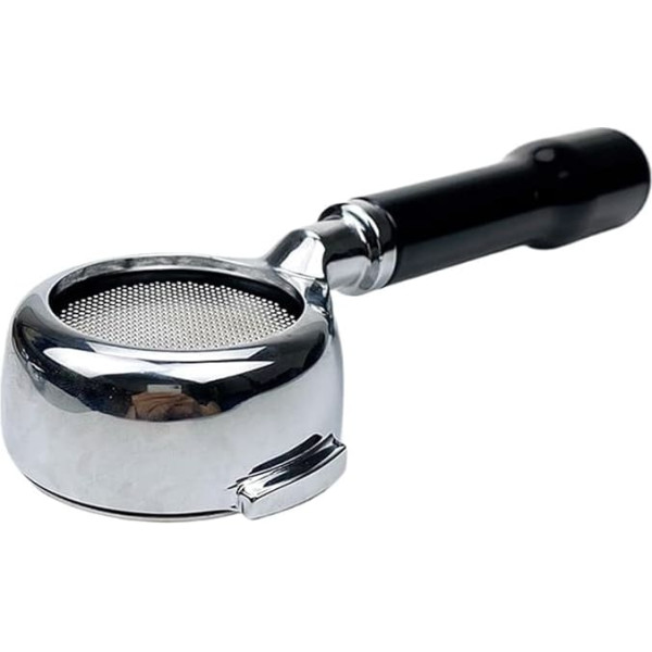Generisch Coffee Handle, 58 mm E61 Brühkopf for halbautomatische Kaffeemaschine, bodenloser Griff, bodenloser Filter(Type PC)