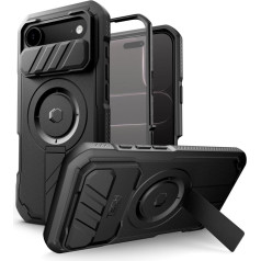Tech-Protect Aizmugurējais apvalks iPhone 17 Air Kevlar MagSafe - melns