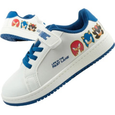 Leomil Bērnu sporta apavi Sonic vieglie Velcro tenisa apavi balti / 31