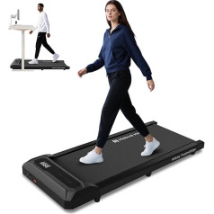 Mobvoi Walking Pad Untertisch-Laufband, Intelligente KI 2-in-1-Laufbänder für Zuhause und Büro, Tragbar klein Walking-Jogging-Laufband, TicSports Zwift Kinomap, Fernbedienung Platzsparend 6 km/h 120kg
