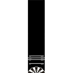 Générique Dart Mat – 300 x 34 cm, stoßabsorbierend, rutschfest, mit Wurfschnur, Bodenschutz für Dartscheibe – Haus, Club, Party, Freizeitbereich, Unterhaltung